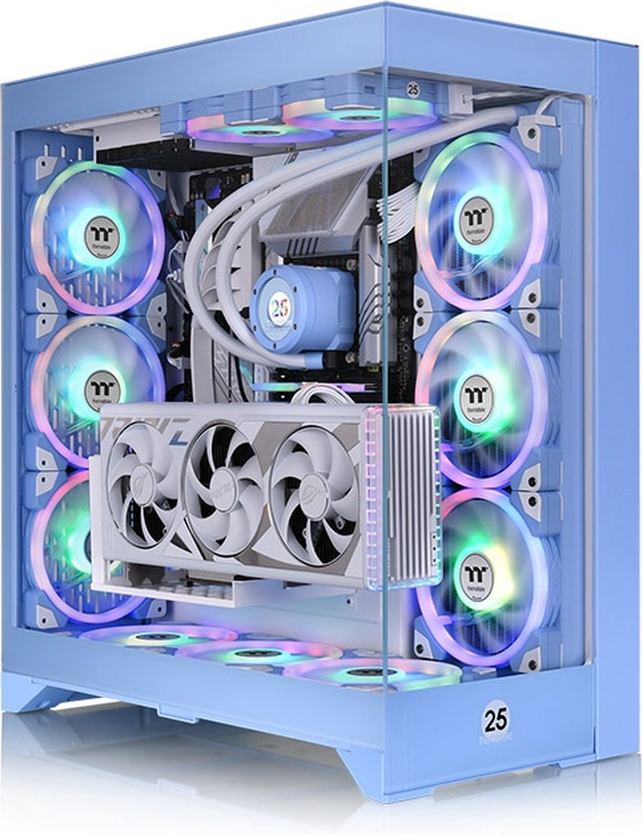 Thermaltake CTE E600 MX Midi Tower Blauw