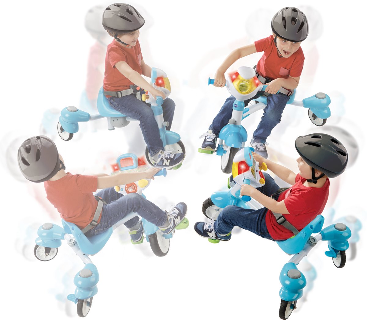 Super Trike 4 in 1 blauw bol