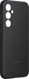 Zwarte Samsung siliconen hoes voor Galaxy A35 5G, met Samsung logo.