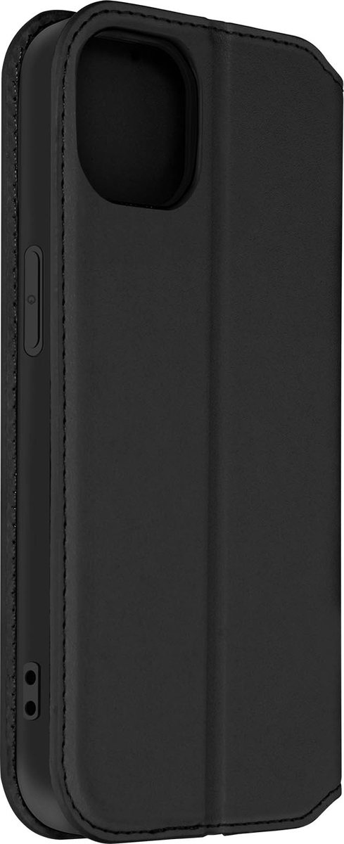 Avizar Foliohoes Geschikt voor iPhone 15 met multifunctionele klep, Zwart
