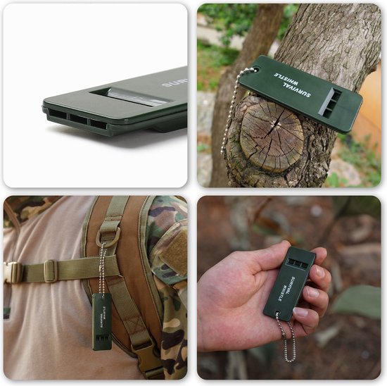 Colorful Sun® Sifflet de Secours avec Cordon - Lot de 4 - Sifflet d’Alarme Puissant pour Urgence, Outdoor & Survival - Sifflet pour Chien - Sifflet en Plastique à 3 Tons - Sifflet de Sauvetage pour Randonnée & Camping - Sifflet de Sport & d’Arbitre