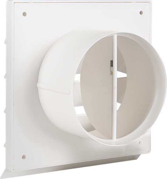 Overdruk Ventilatierooster Sigma 15 cm Mat Zwart
