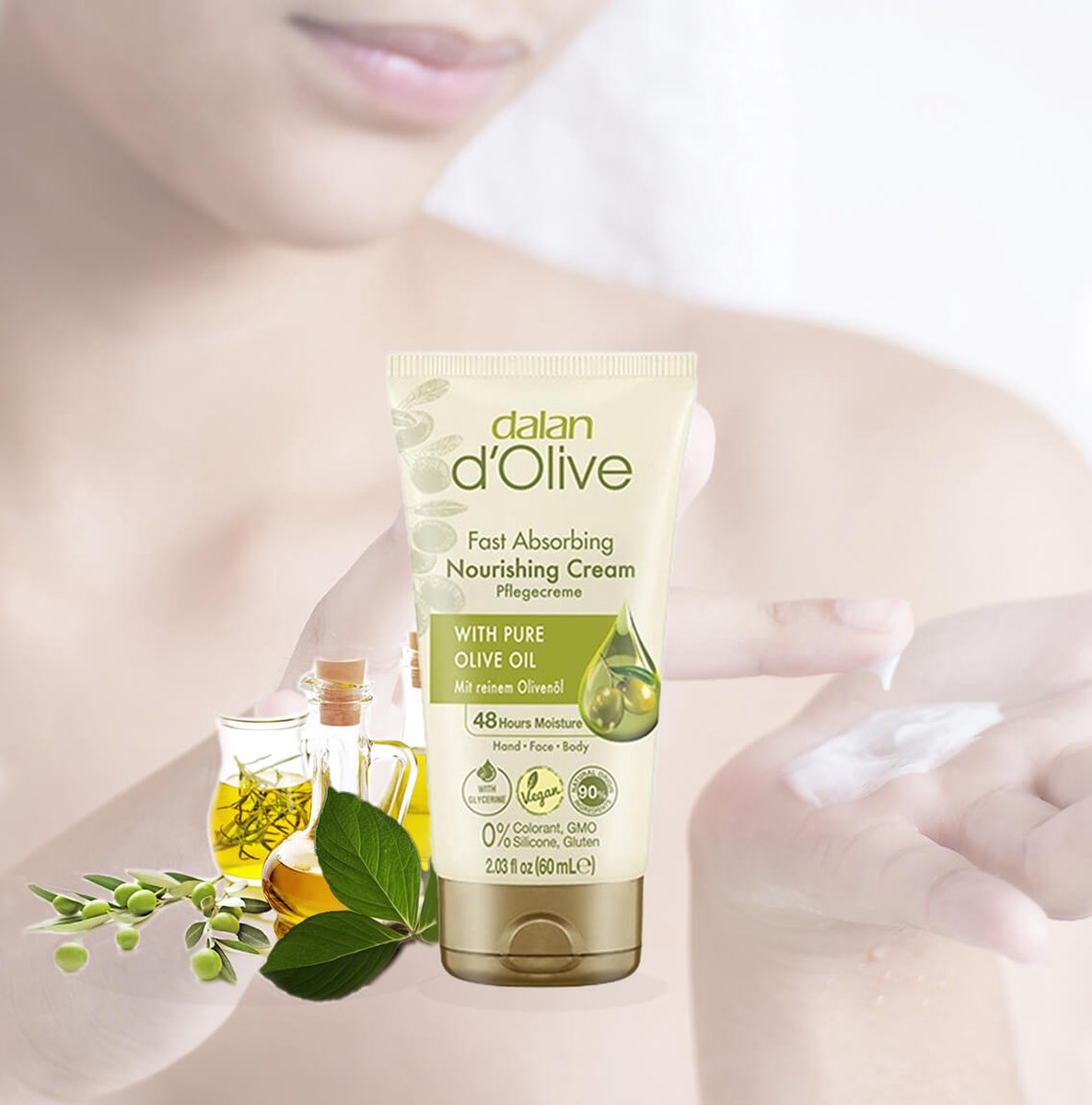Goedkoopste Dalan Olijfolie Hand en Lichaam Hydraterende Creme - 75ml