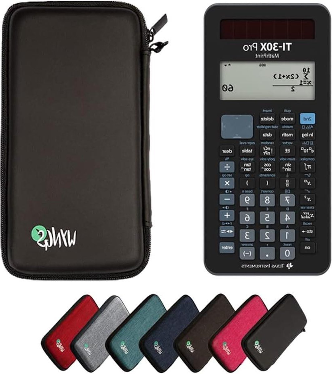 Basispakket zwart - Rekenmachine TI-30X Pro Mathprint - CALCUSO