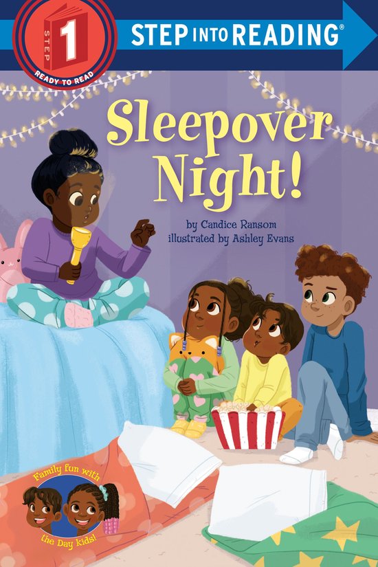 Step into Reading - Sleepover Night! - cover