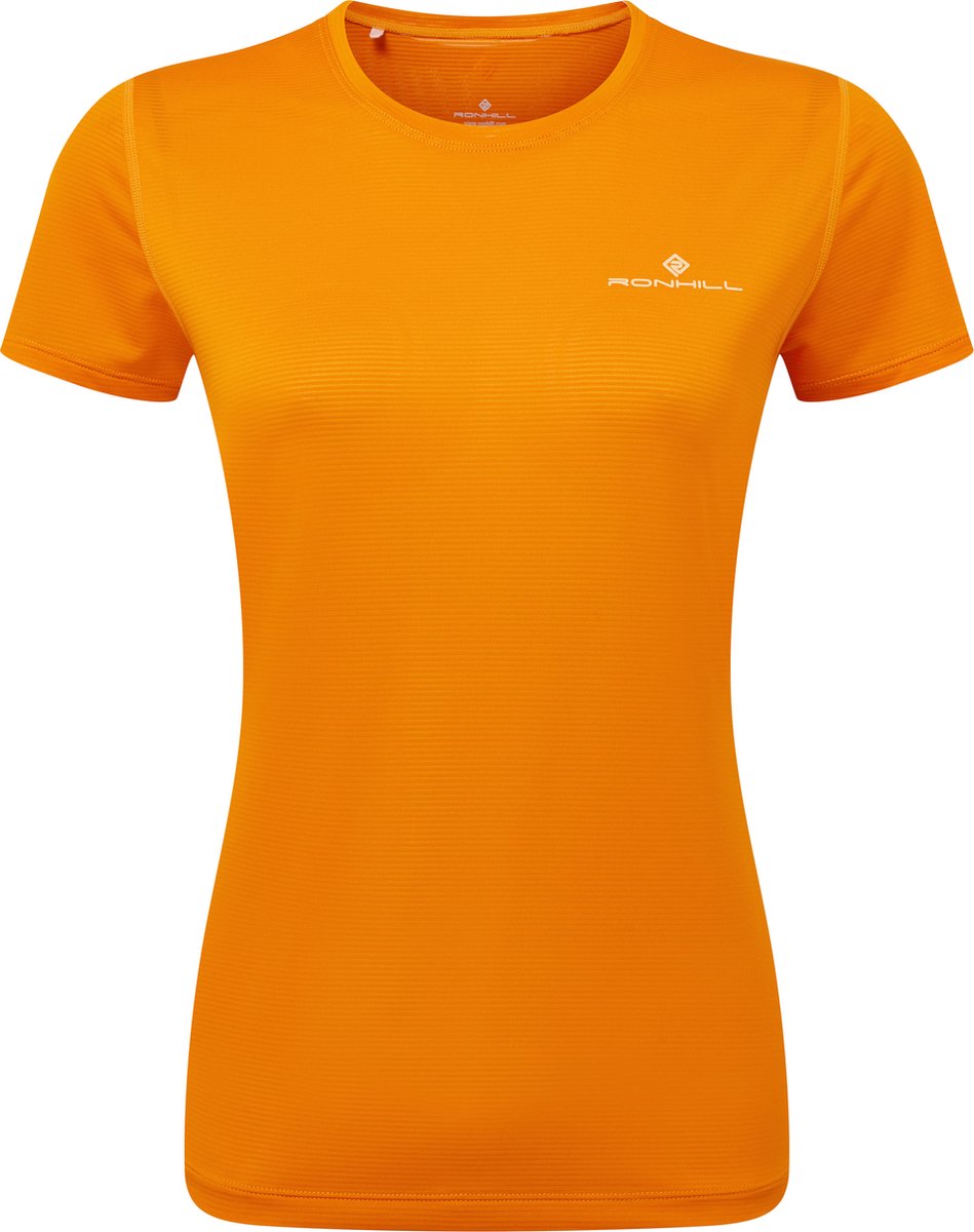Ronhill - Tech S/S Hardloopshirt - Oranje - Dames - L