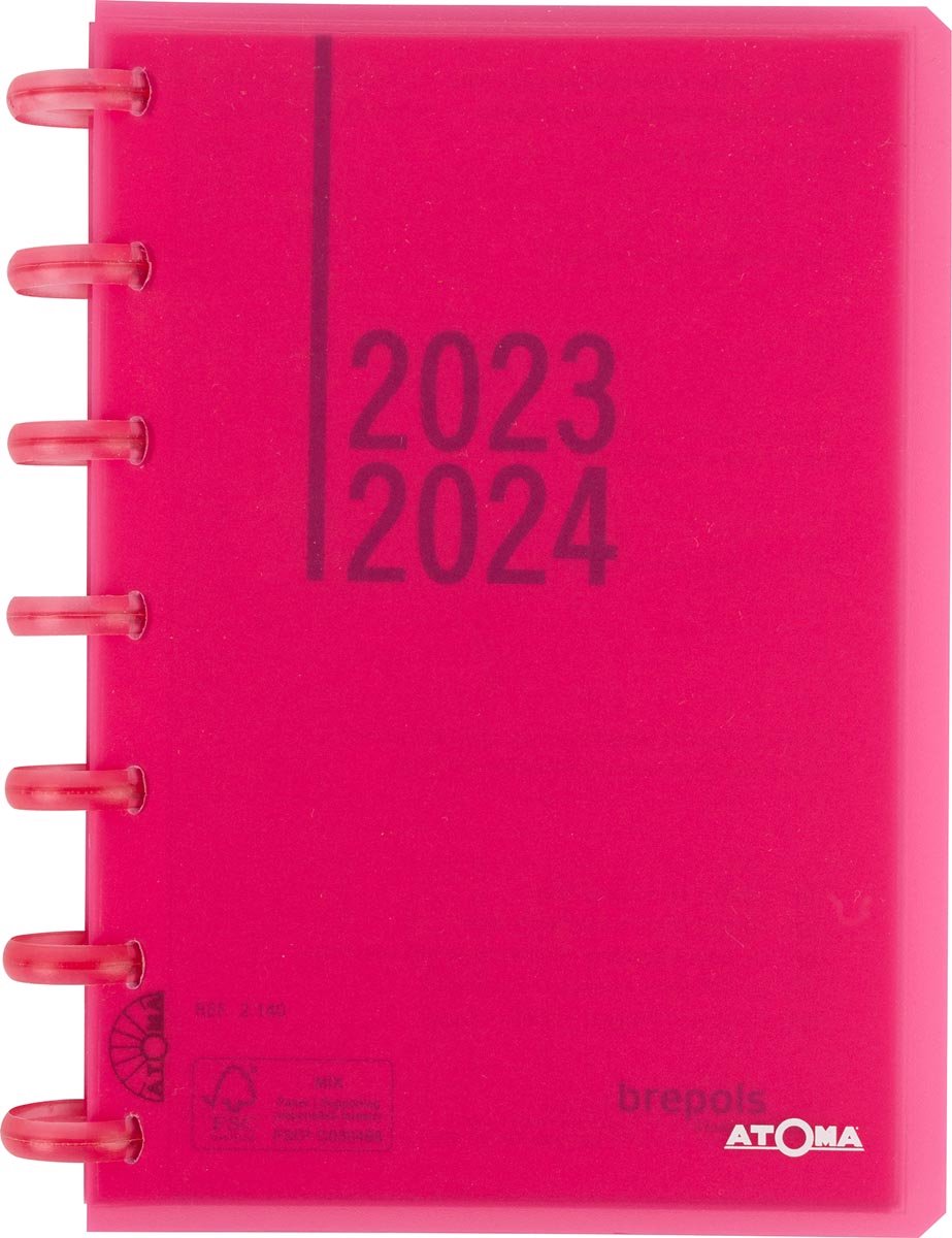 Atoma schoolagenda, ft 110 x 170 mm, 1dag per pagina, 2024-2025 6 stuks