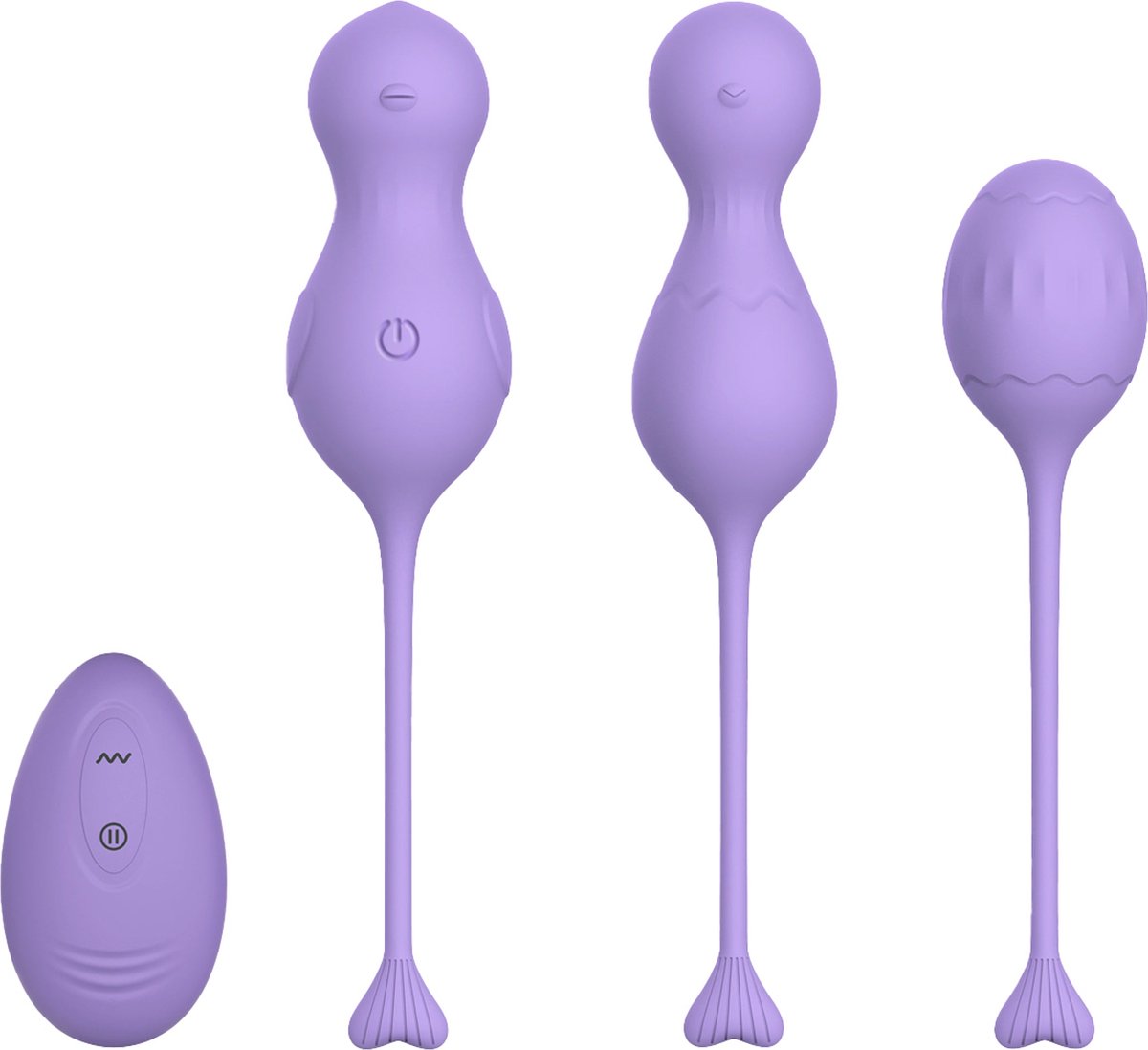 Limitless - KB1 - Vibrerende Vagina Balletjes Set - Paars
