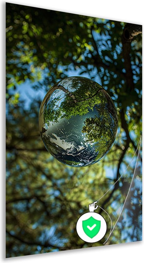 Bomen wanddecoratie - Plant poster - Poster Lucht - Wanddecoratie industrieel - Poster woonkamer - Muurdecoratie slaapkamer poster 60x90 cm