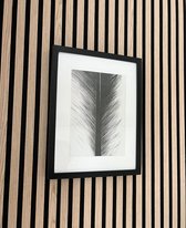 Schroefhaak voor akoestisch wandpaneel - 13 tot 15mm ruimte - Schroef clip -Akupanel - akoestische panelen - Akoestisch paneel - 4 stuks - Boren niet nodig - Versterkt materiaal