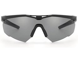 Flamengo Tactical Glasses - 3 LENZEN - 2,4mm uv400 - Explosion Proof veiligheidsbril schietbril beschermbril hiken sportbril vuurwerkbril outdoor avonturen wintersport -Complete set met Frame voor bril op sterkte