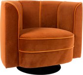 Dutchbone Flower Loungestoel Oranje