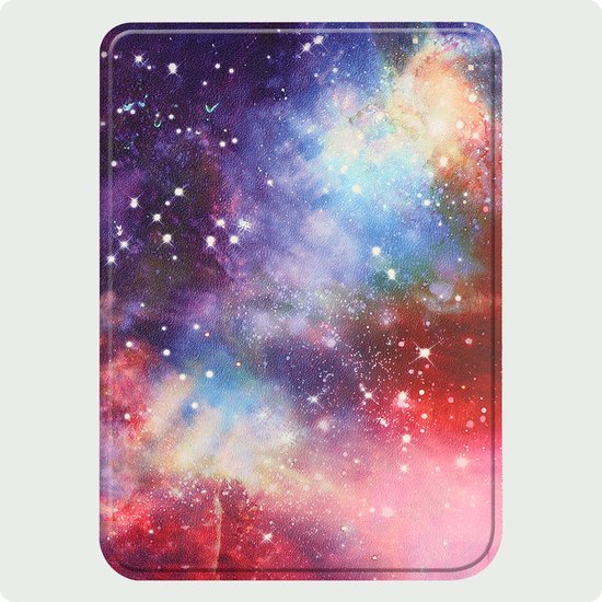 Hoes Geschikt voor Kobo Clara BW Hoesje Bookcase Cover Hoes - Hoesje Geschikt voor Kobo Clara BW Hoes Cover Case - Galaxy van KW. — afbeelding 5