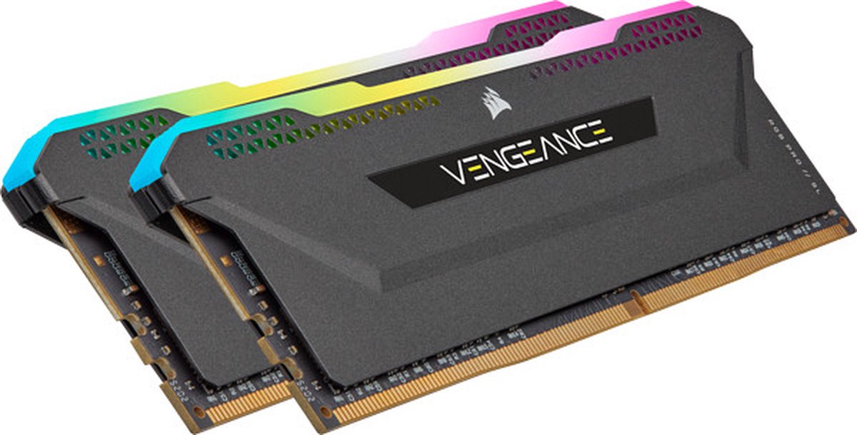 Corsair Vengeance RGB Pro SL - Geheugen - DDR4 - 16 GB: 2 x 8 GB - 288-PIN - 3600 MHz - CL18 - 1.35V - RGB