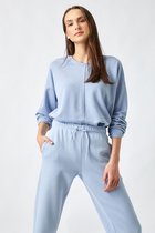 Koton 2KAK13173EK Volwassenen Vrouwen Sweatshirt - Blauw/600 - M