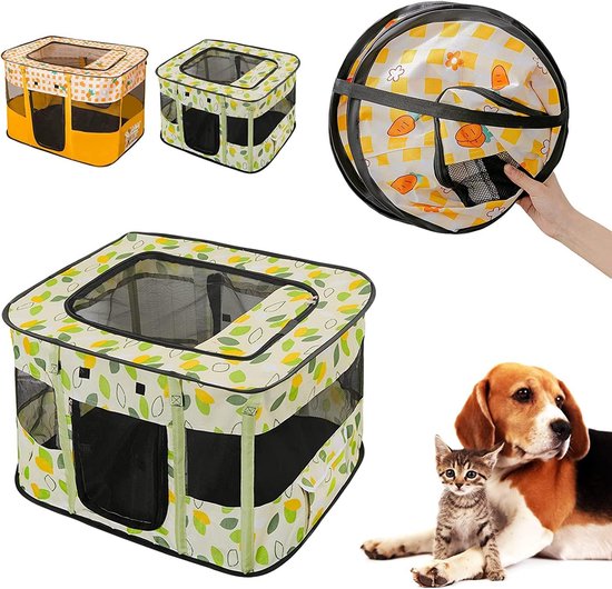 4-Laags Doe-het-zelf Kattenverblijven Voor Binnen - Afneembare Metalen Draad Kattenbox Met Hangmat Voor Katten Konijnen En Chinchilla S