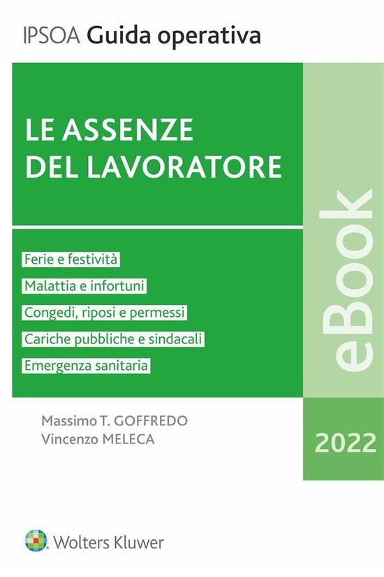 Le assenze del lavoratore - cover