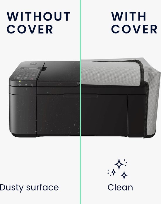Housse Anti-poussière Sur Mesure Pour Imprimante Canon Pixma MG5150 - Noir - Fabriqué En Allemagne - 5