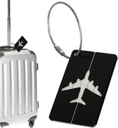 Vicloon 4 Stuks Bagagelabels, Siliconen Travel Bagage Tags, Koffer ID-tag set, voor Het Voorkomen Van Verlies van Tassen en Koffers, Huwelijksreis cadeau