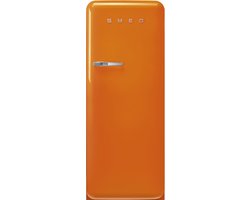 Smeg FAB28ROR5UK combi-koelkast Vrijstaand 270 l D Oranje