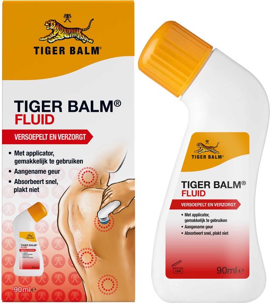 Tiger Balm Fluid - Versoepelt en verzorgt - Met innovatieve applicator ...