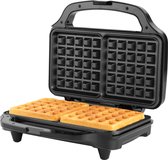 Petra Deep Fill Wafelijzer - 900W, Antiaanbaklaag