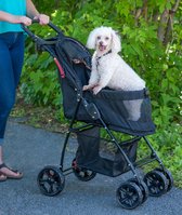 Kinderwagen - Wandelwagen - Voor Honden en Katten - Opvouwbaar - Incl Opbergmand