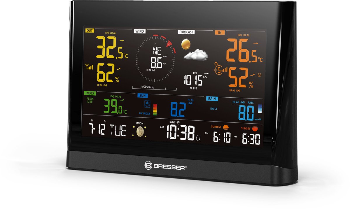 Bresser Weerstation - Basisstation - Compatibel met 7003300