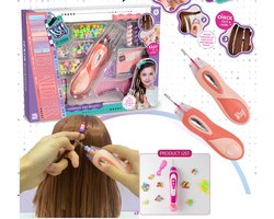 Kit de tressage de cheveux automatique DIY -tresse de cheveux électrique, plastique, Jouets, pour adolescentes ( Jouets de machine à tresser les cheveux)