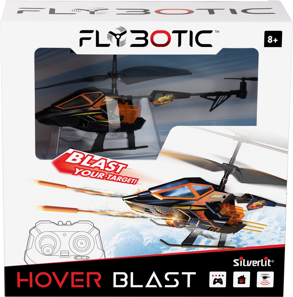 Silverlit Hover Blast Helikopter radiografisch bestuurbaar model Elektromotor — cadeau in Spellen & Speelgoed - foto 3