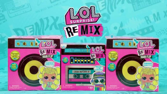 L.O.L. Surprise! Remix Hairflip Tots Serie A - Minipop