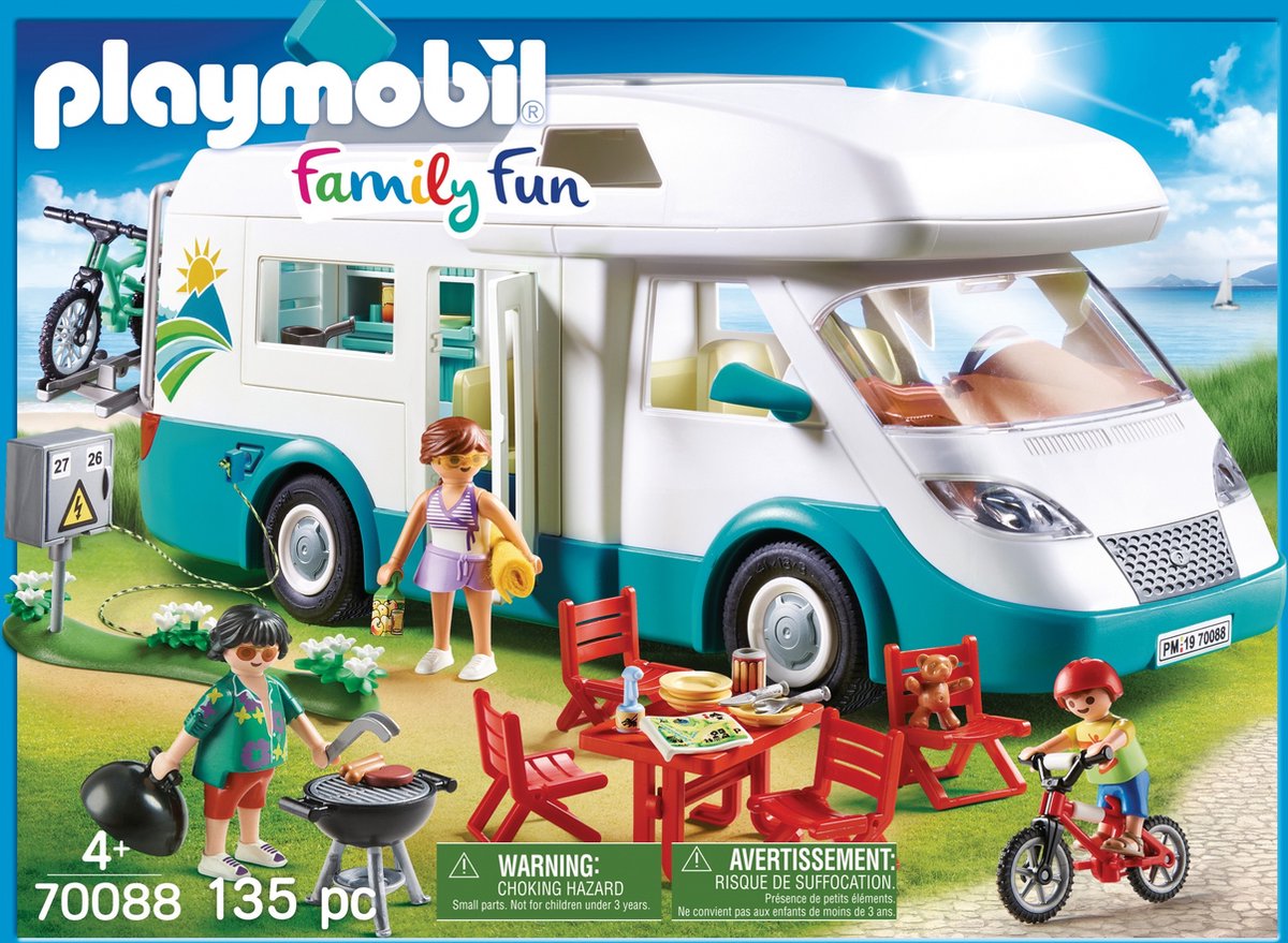 PLAYMOBIL Family Fun Mobilhome met familie - 70088 — afbeelding 3