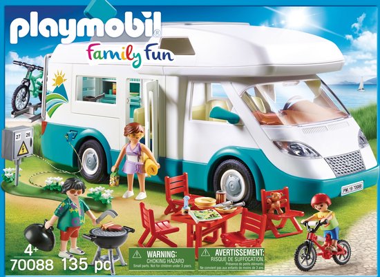 PLAYMOBIL Family Fun Mobilhome met familie - 70088