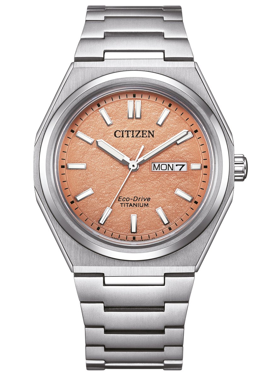 Citizen AW0130-85ZE Horloge - Titanium - Zilverkleurig - Ø 39 mm