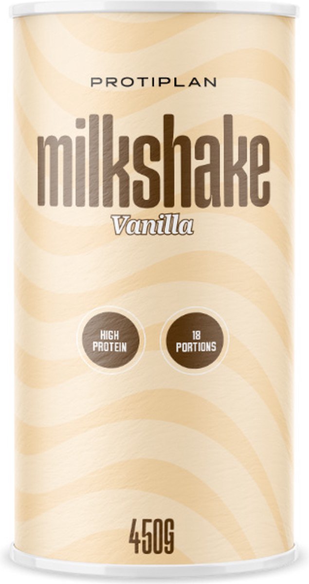 Protiplan - Protein Milkshake Vanilla - 450 g - Eiwitdieet - Proteïneshake