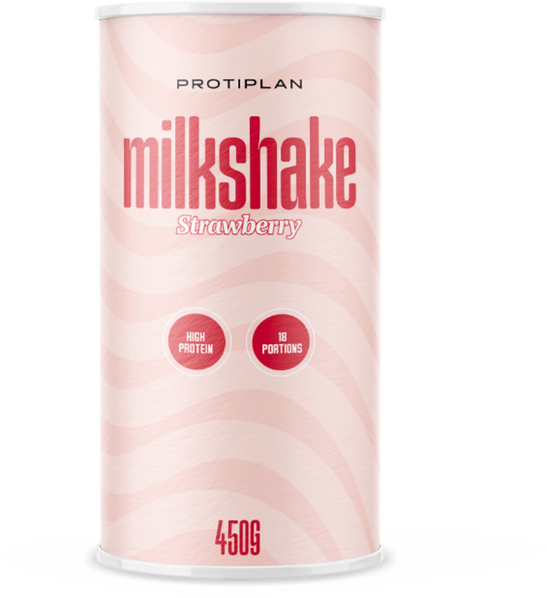 Goedkoopste Protiplan | Protein Milkshake Aardbei | 1 x 450 gram | Eiwitdieet | Proteïne shake | Past in een koolhydraatarme levensstijl