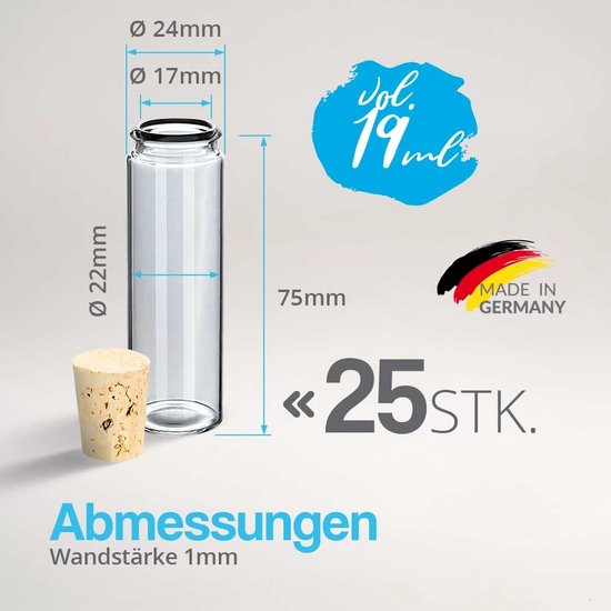 Fles Milano Zacht Blauw - 6x10 cm | Tuincentrum De Boet Fles Milano Zacht Blauw - 6x10 cm | Tuincentrum De Boet