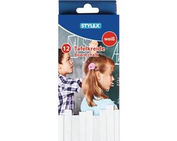 Toppoint Bordkrijt 12 Stuks Wit