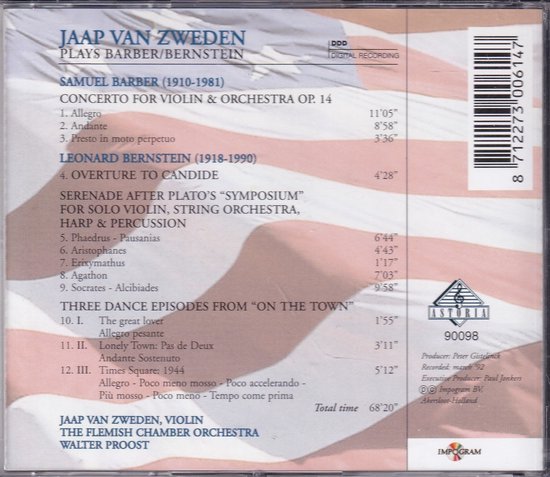 Plays Barber and Bernstein (1992)