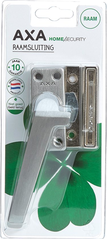 AXA Raamsluiting - Model 3302 - Raamkruk - Niet afsluitbaar - Links naar buiten draaiend - Aluminium