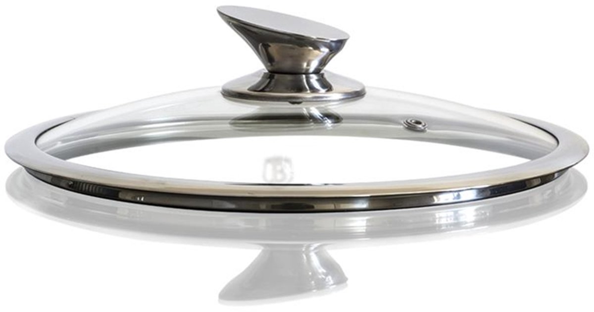 Berlinger Haus Pannendeksel 24 Cm Glas Transparant/zilver