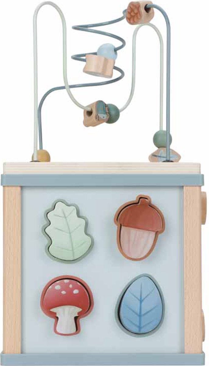 Little Dutch Houten Activiteitenkubus - Forest Friends FSC van Little Dutch — afbeelding 2