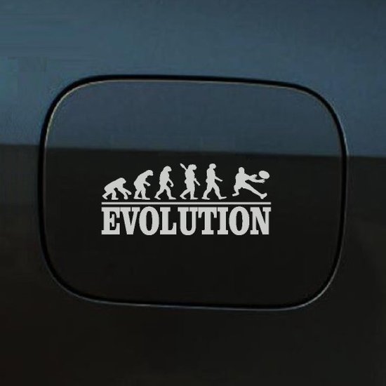 Autocollant pour pare-chocs - Evolution Rugby - 20x9,3 - Grijs clair