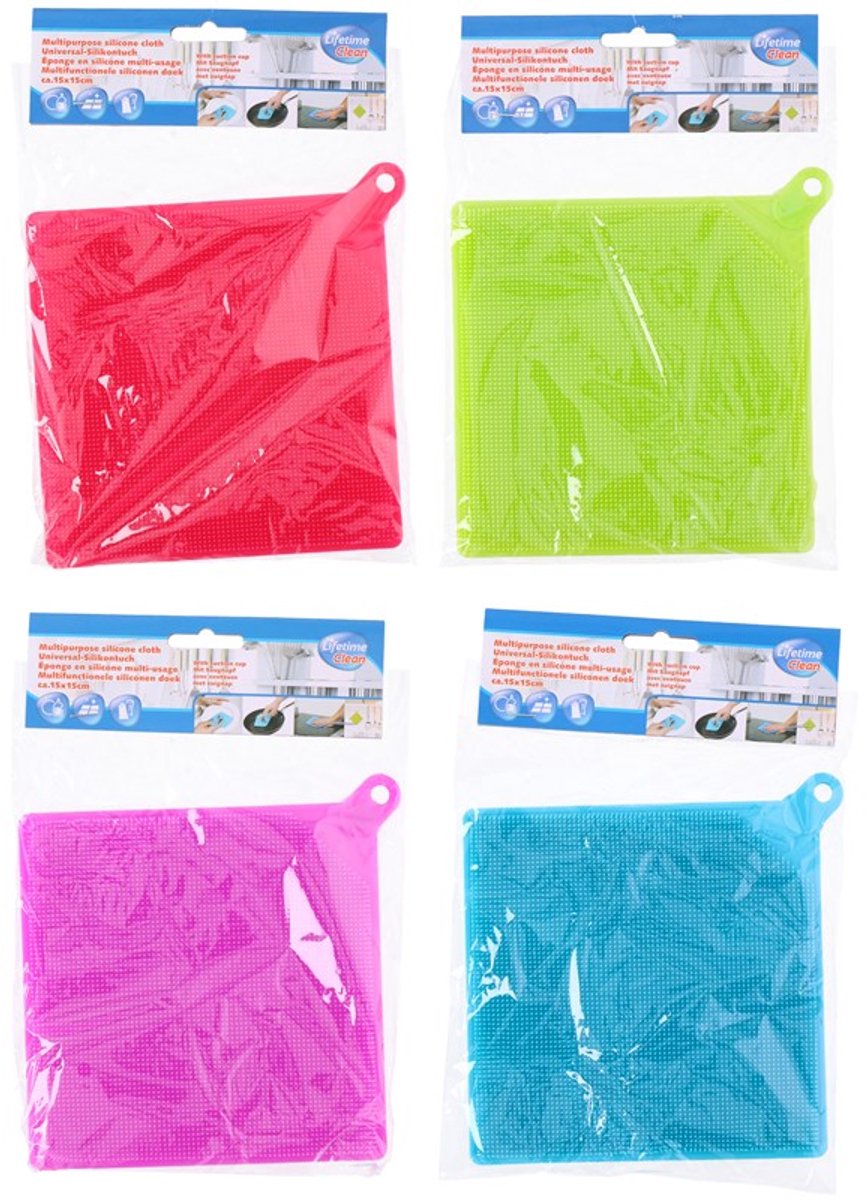 Universele sliconen schoonmaakdoek 15cm