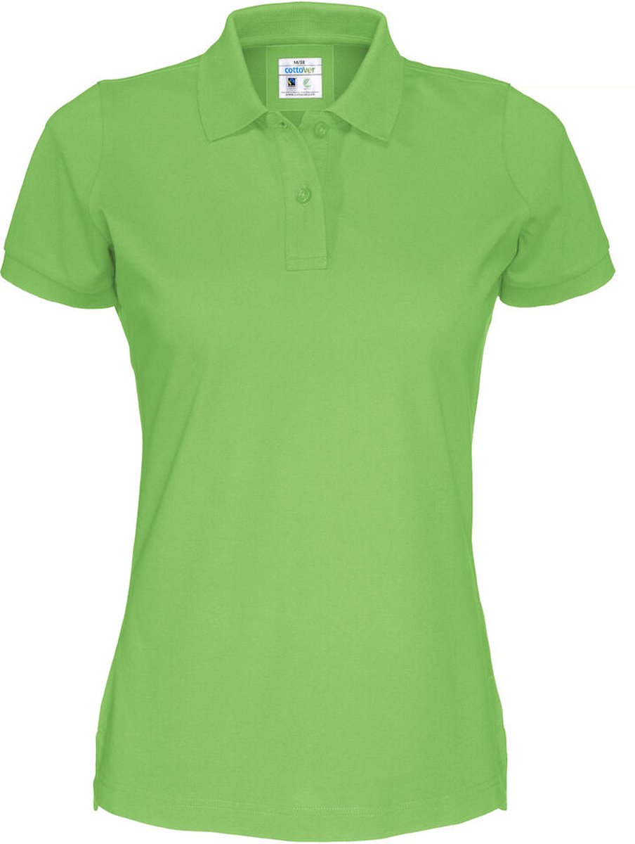 Cottover POLO PIQUE LADY - GOTS GECERTIFICEERD 141005 - Groen - XS