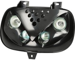 Koplamp TNT LED MBK Booster, Yamaha Bws zwart (tot 2004)