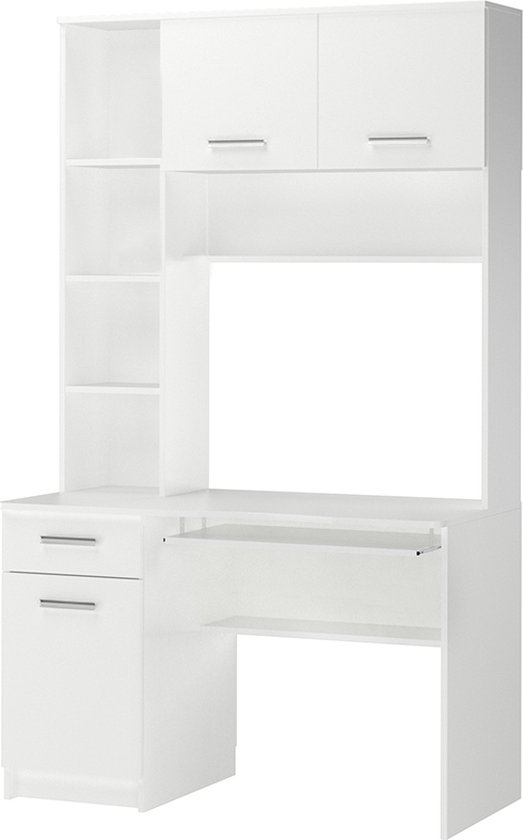 Vicco Bücherregal Tomy, Weiss/Goldkraft Eiche, 40 X 74 Cm Mit 2 Offenen Faechern Regal 57532218