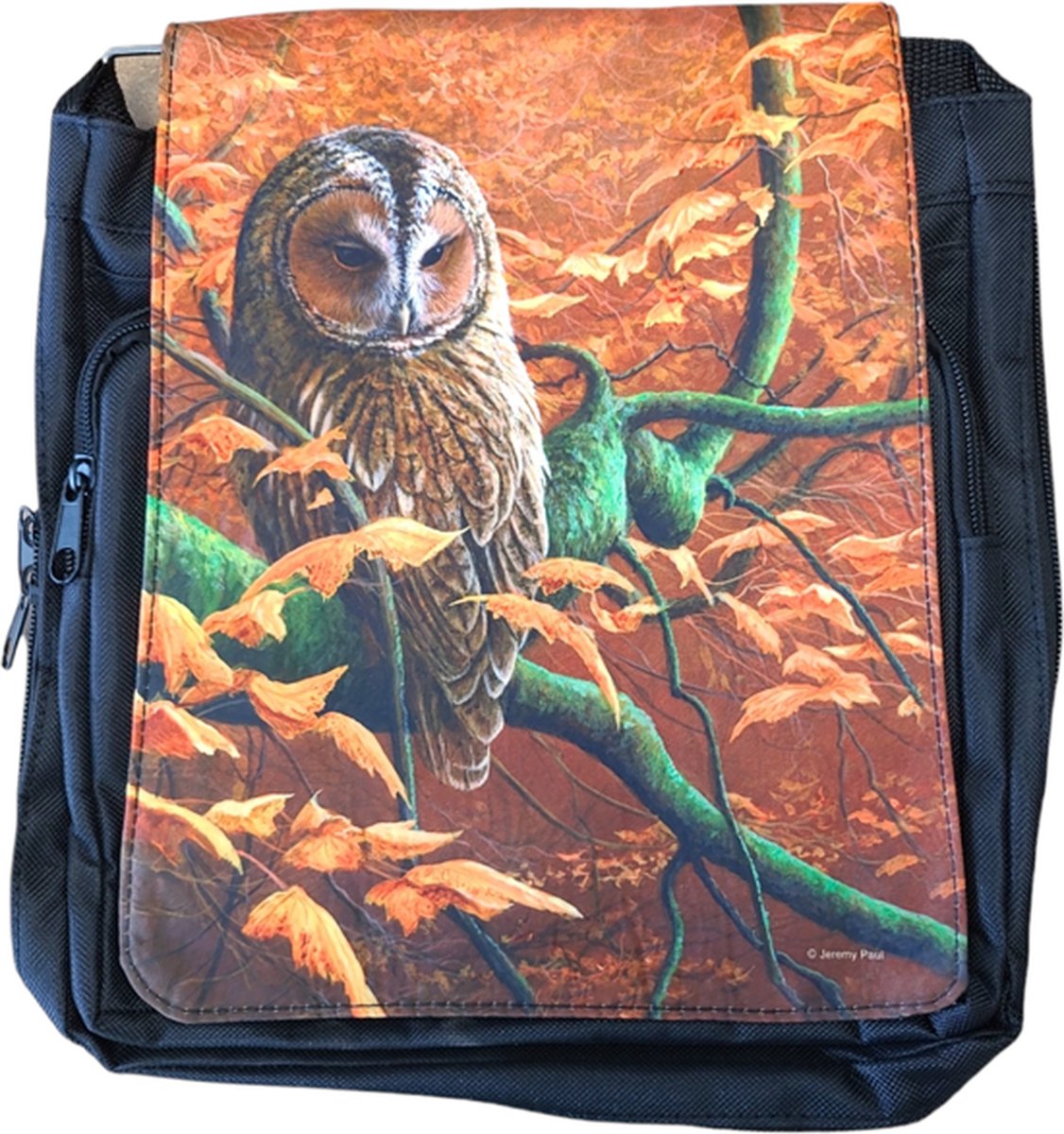 Autumn Tawny Owl Messenger Bag Small