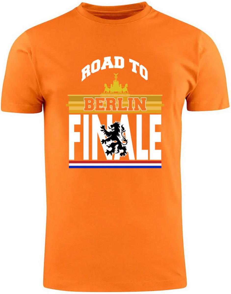 Sol's Road To Berlin Finale Oranje T-shirt nederland holland ek voetbal
