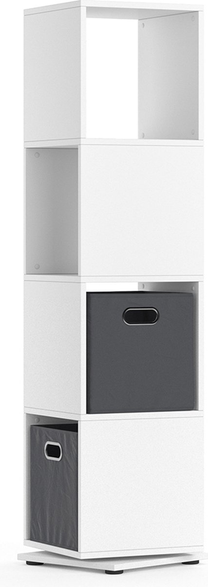 Vicco Draaiboekrek – 35.2 x 144.2 cm met 2 vouwboxen Wit